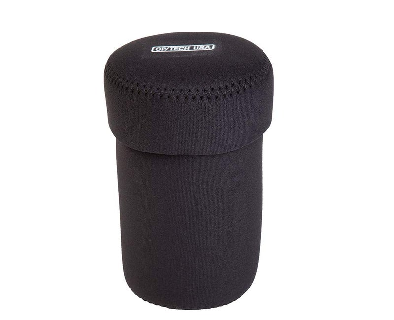 OP/TECH USA Fold-Over Neoprene Lens Pouch â€“ Camera Lens Case for safe Lens Cover storage, Great for Photography & outdoor shoot, Keeps your Lens secure with No-Lose Lid-356 (Black) - Made in USA - Image 4